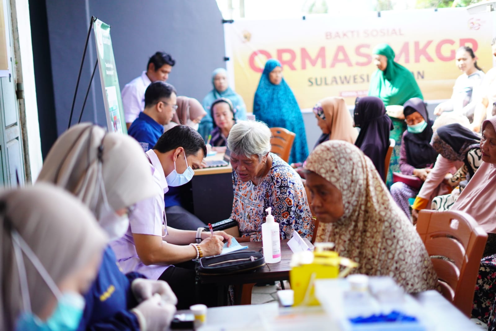 DPD MKGR Sulsel Gelar Pemeriksaan Kesehatan Gratis Sasar 200 Masyarakat
