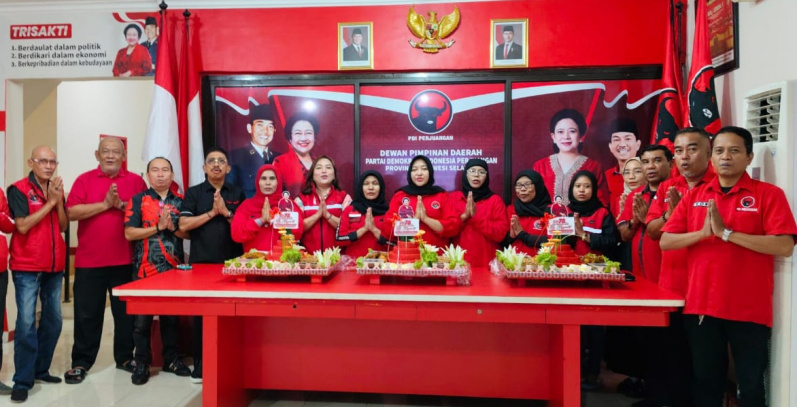 PDIP Sulsel Bagikan Momen Perayaan Ulang Tahun Megawati Soekarnoputri ke-78