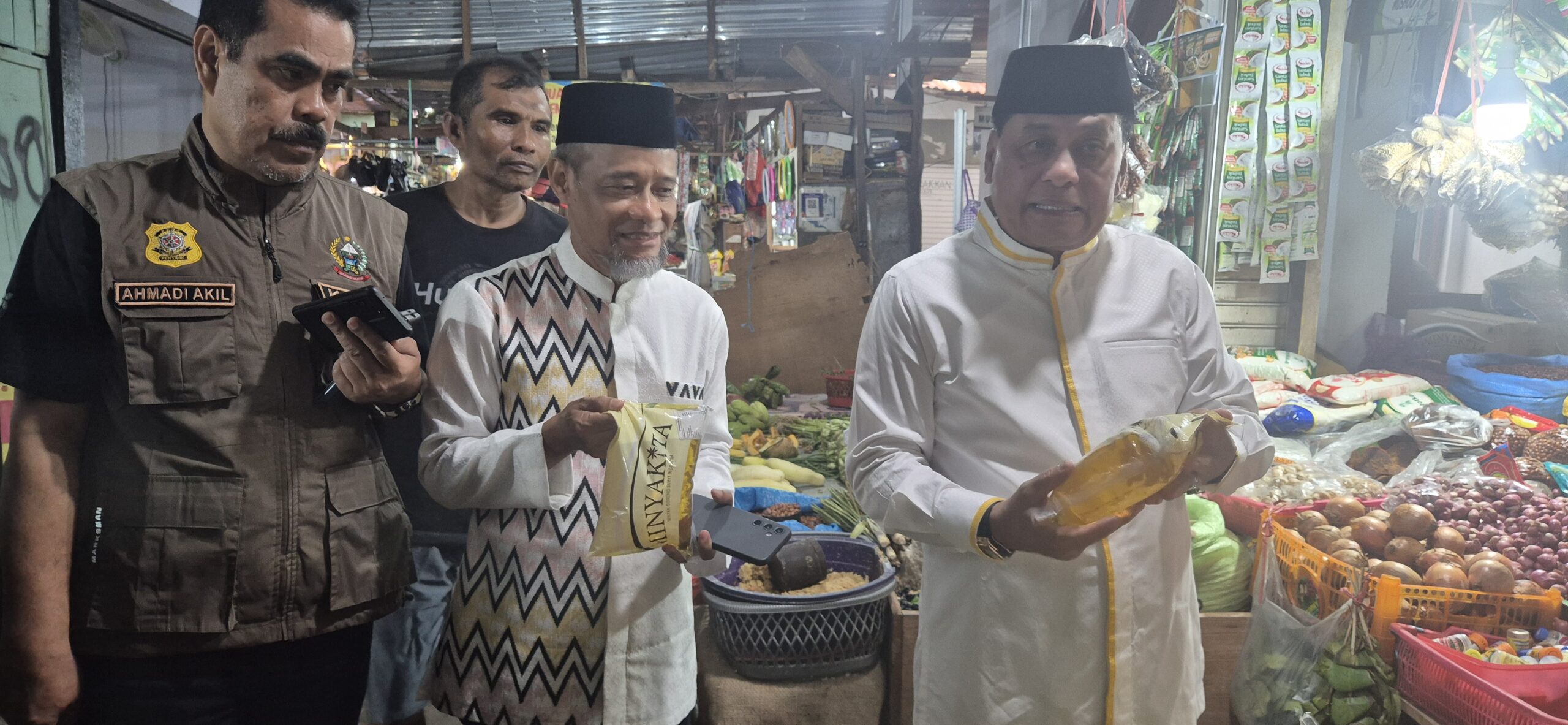 Sidak Pasar Pabaeng-Baeng, Nurdin Halid Sebut Harga Kebutuhan Pokok di Makassar Masih Normal
