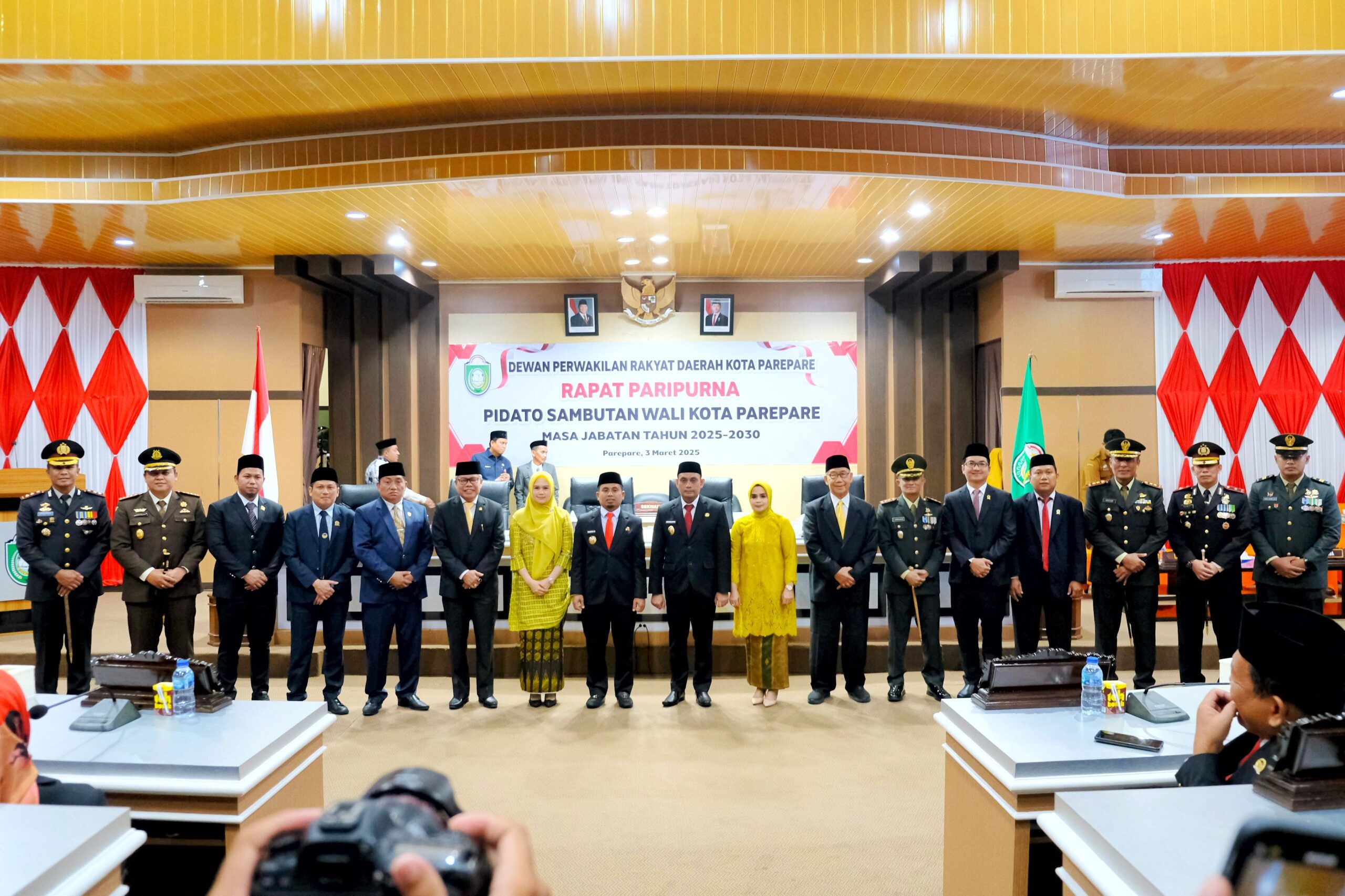 Taufan Pawe Hadiri Rapat Paripurna DPRD Dalam Rangka Pidato Sambutan Wali Kota Parepare