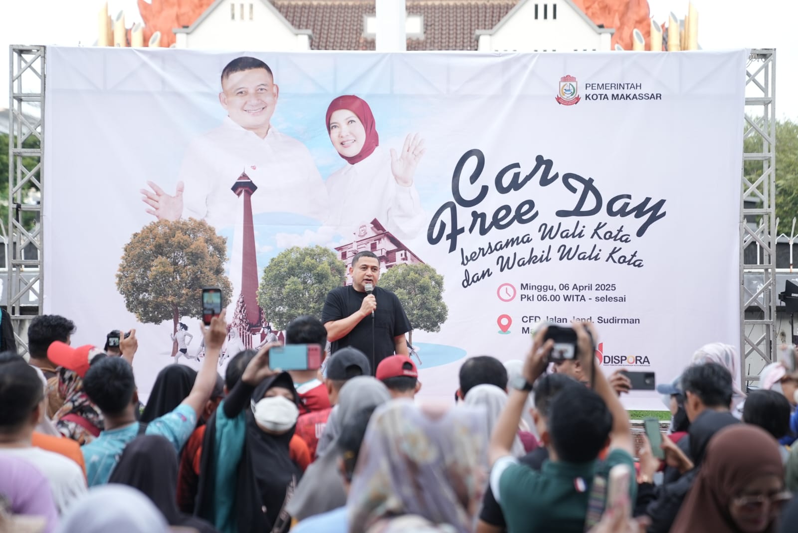 Di Care Free Day, Wali Kota Munafri Ajak Masyarakat Hidup Sehat