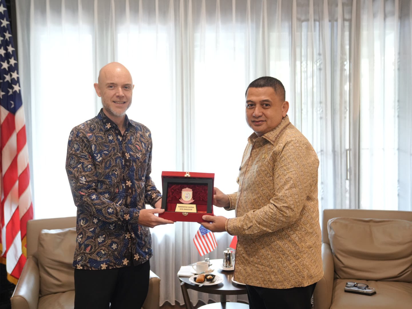 Potensi Kota Makassar Jadi Daya Tarik Konjen Amerika Serikat