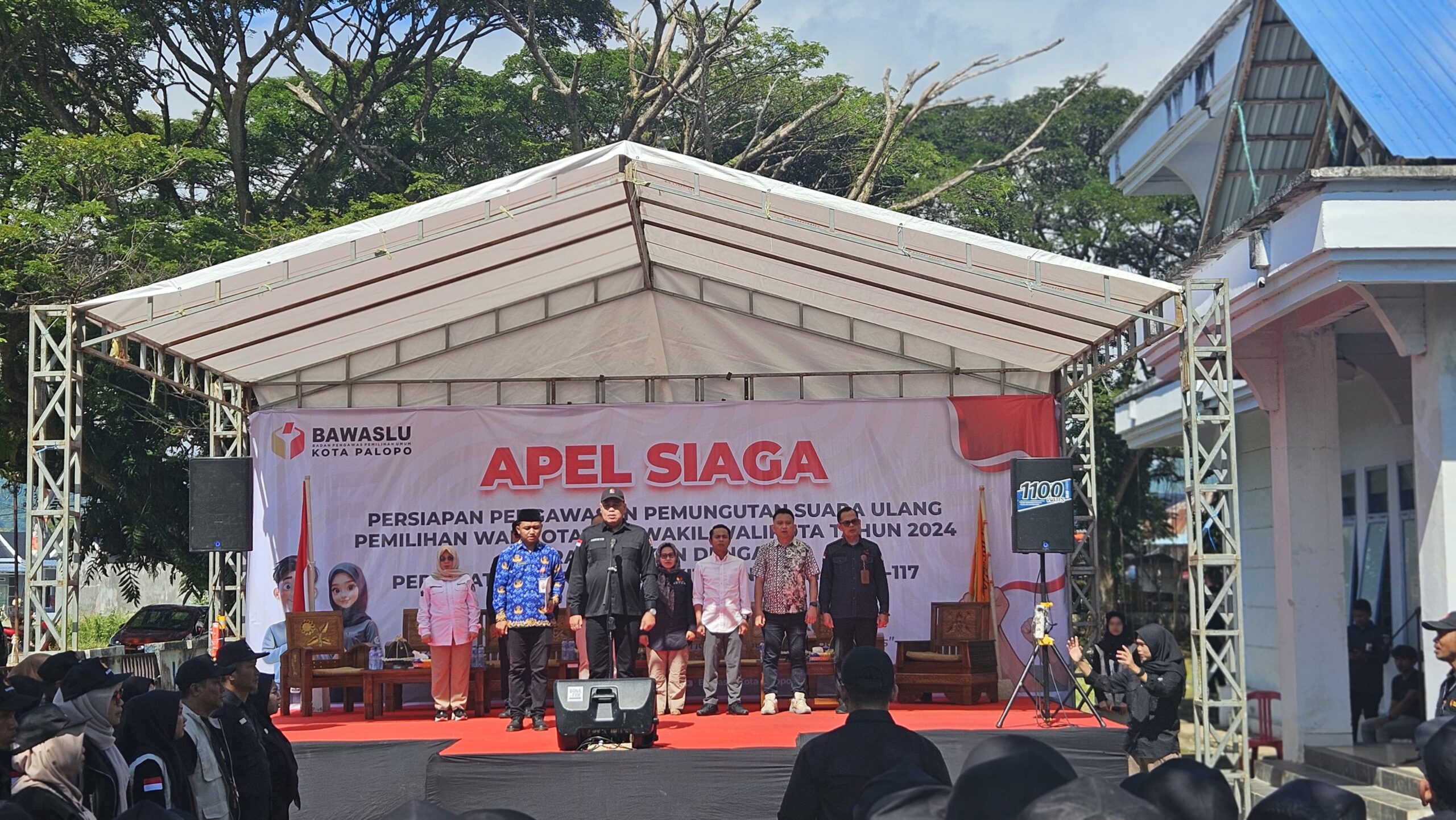 Pastikan Kesiapan Jajaran, Bawaslu Palopo Gelar Apel Siaga Jelang PSU