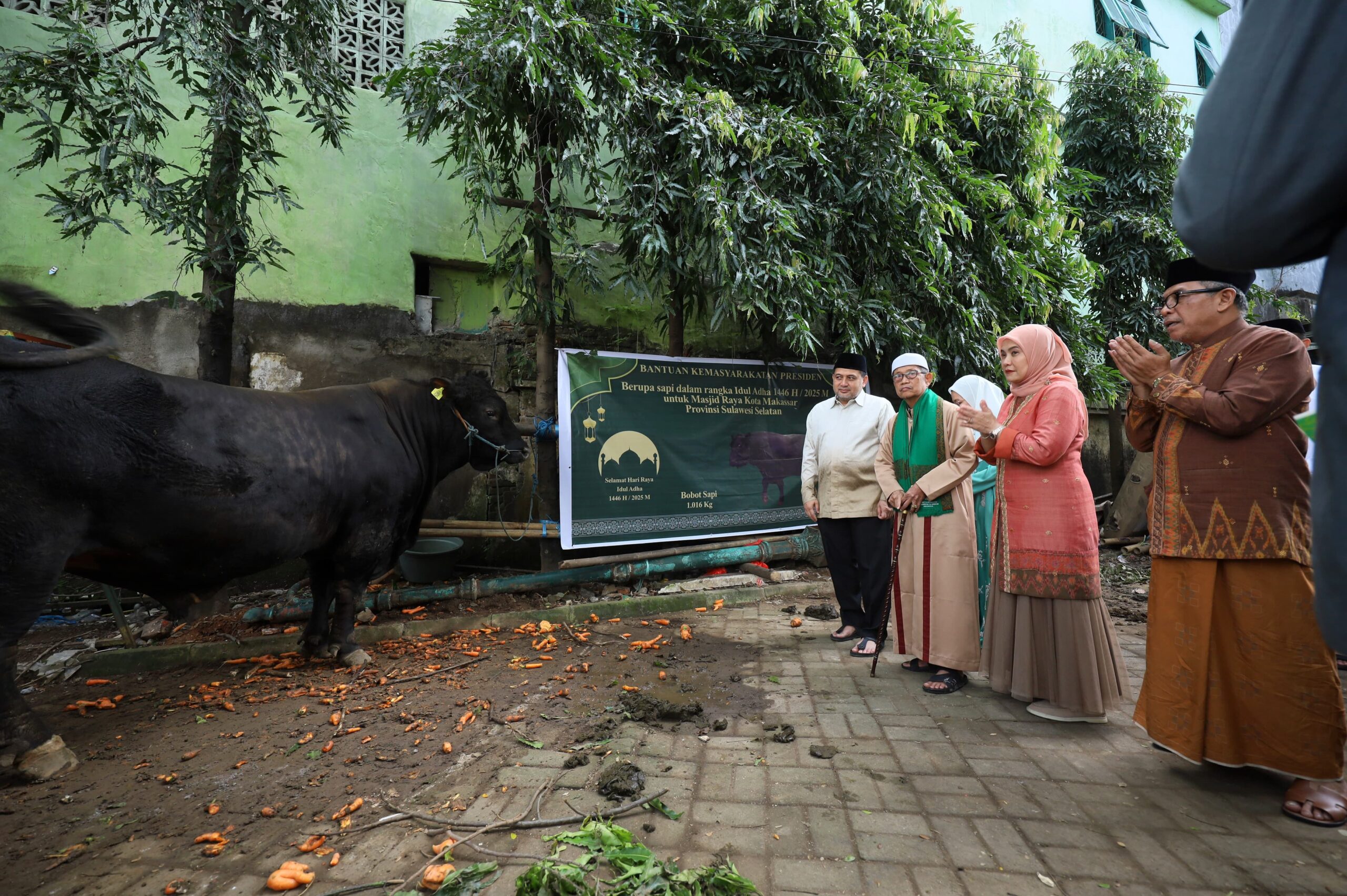 Presiden Berkurban di Makassar, Munafri-Aliyah Ucapkan Terima Kasih kepada Prabowo