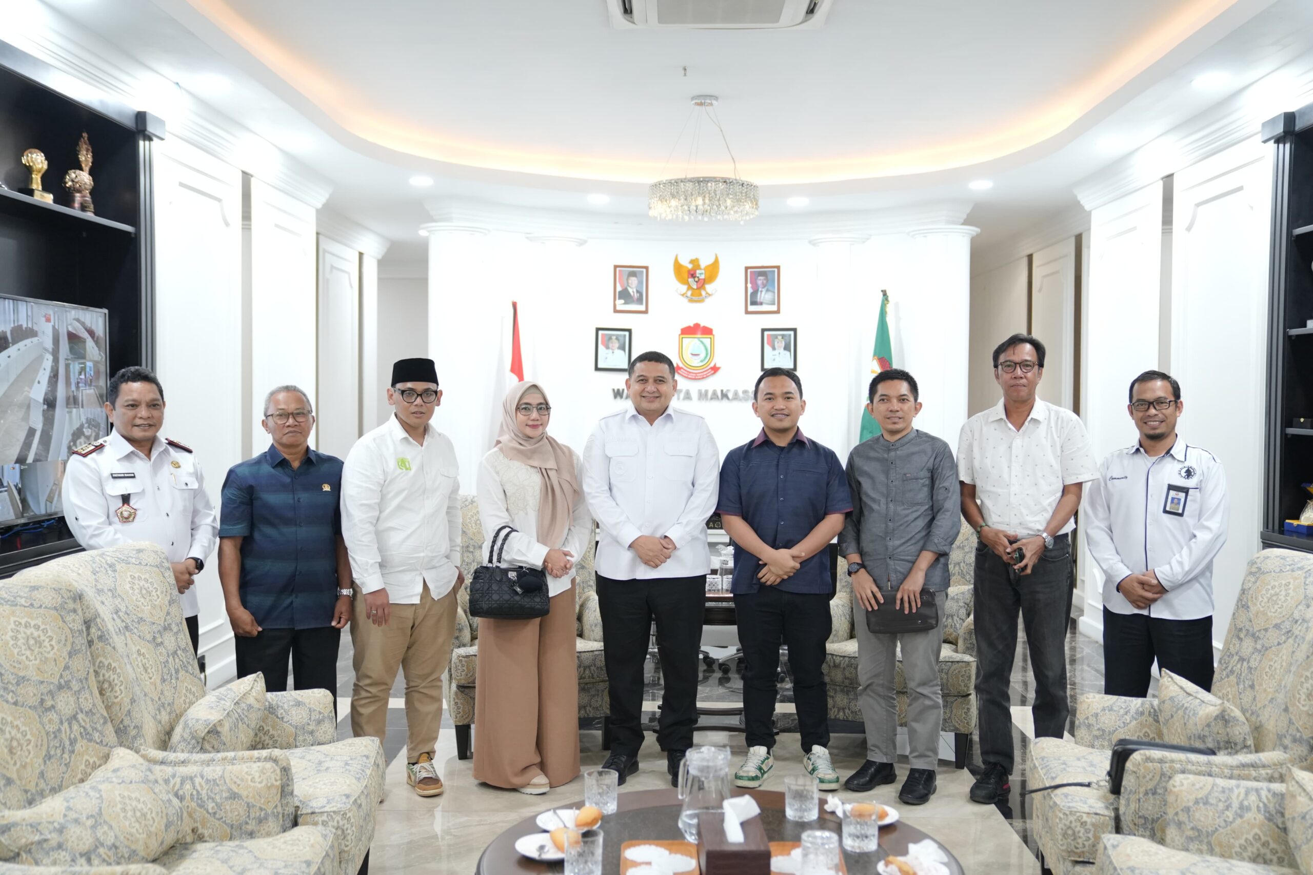 Bertemu dengan Munafri, Imam Fauzan AU Sampaikan RTQ Ketua Fraksi PPP DPRD Makassar