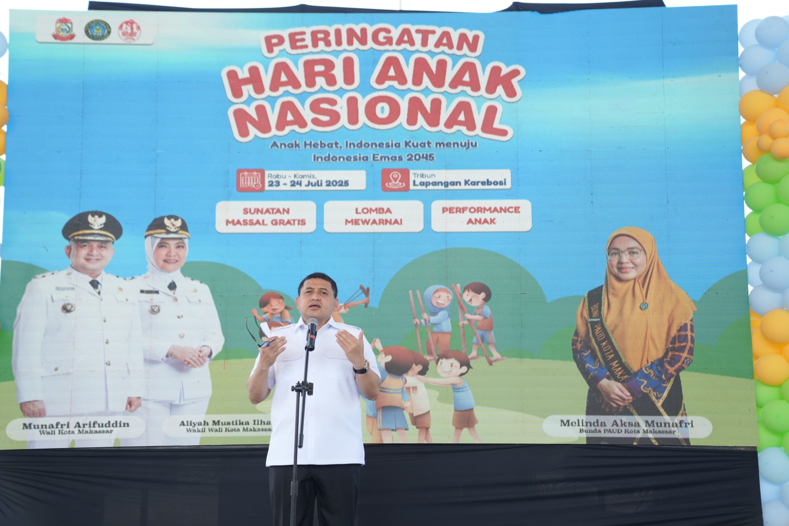 Hari Anak Nasional, Wali Kota Munafri Serukan Sekolah Kembalikan Ajaran Tata Krama dan Nilai Lokal
