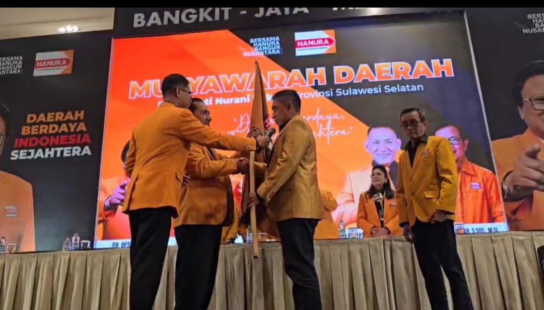 Andi Muhammad Bau Sawa Mappanyukki Pimpin Hanura Sulsel Periode 2025-2030