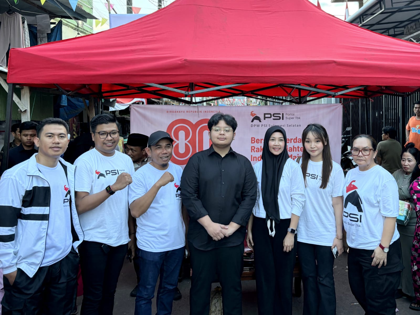 PSI Sulsel Rayakan HUT RI ke-80 Bersama Warga Makassar dengan Lomba Meriah