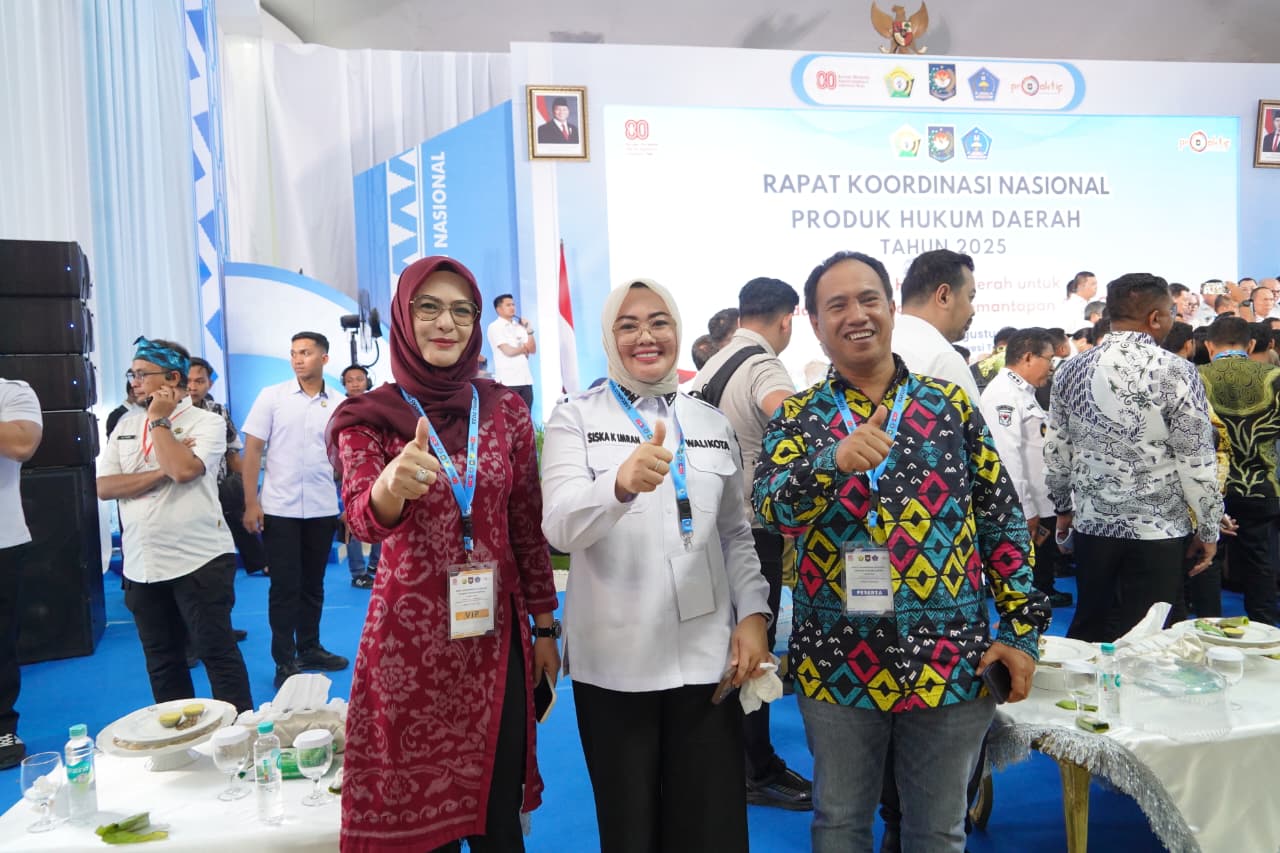 Andi Rachamtika Dewi dan Saharuddin Hadiri Rakornas Produk Hukum Daerah 2025 di Kendari