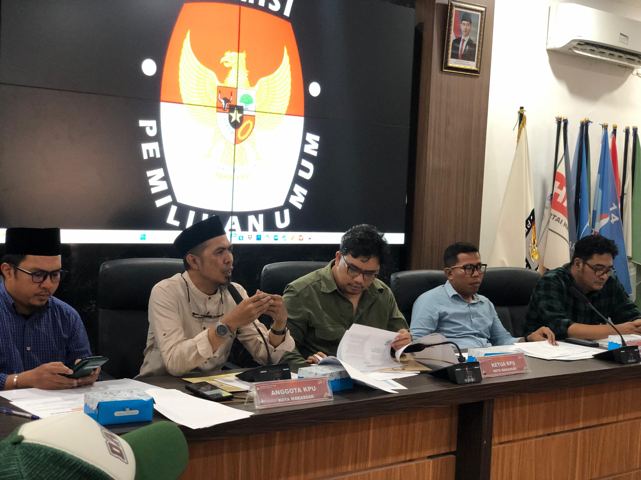 KPU Makassar Gelar Rakor PDPB Triwulan III