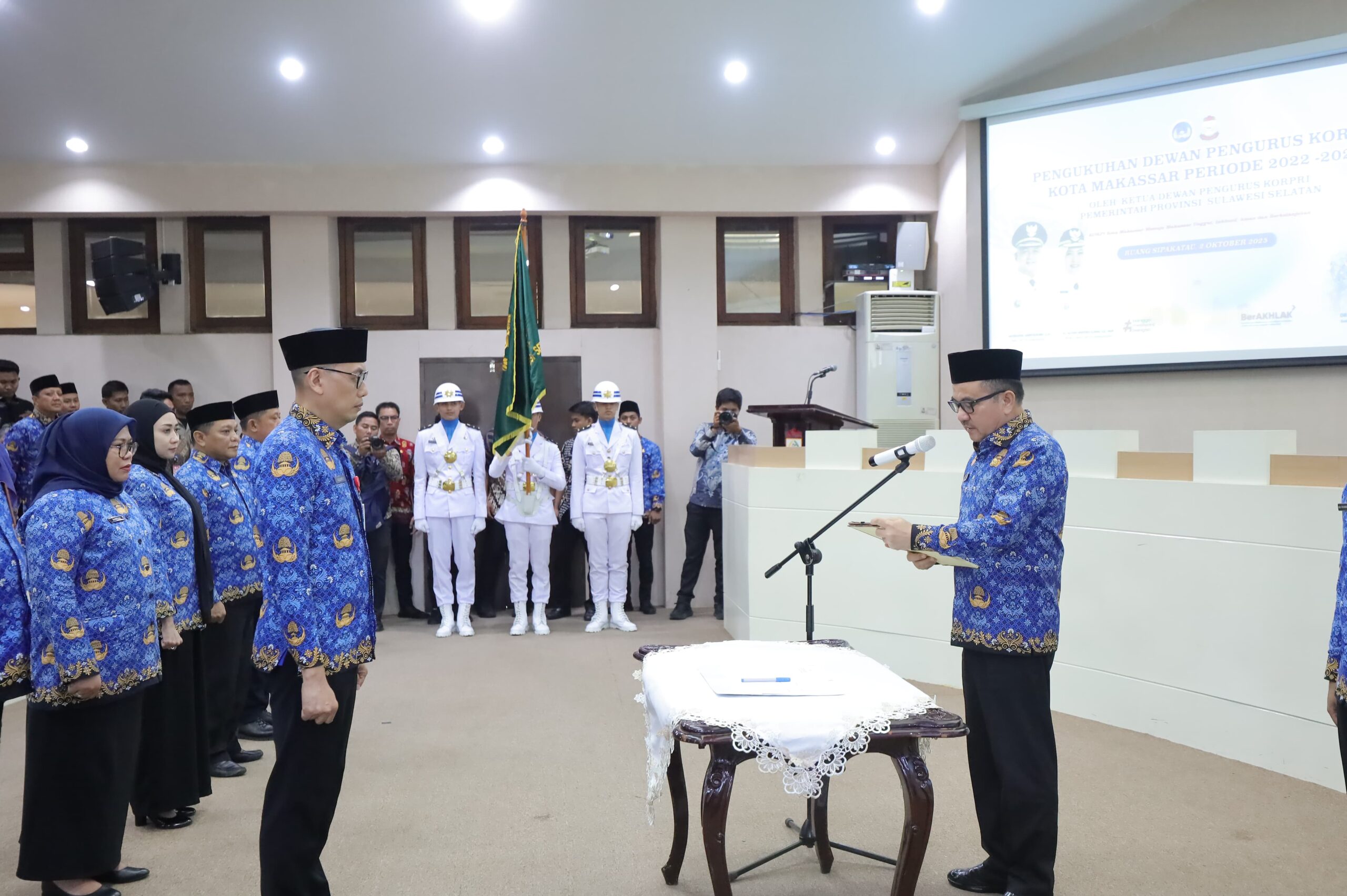 Walkot Munafri Kukuhkan Andi Zulkifly Nanda Ketua Korpri Makassar