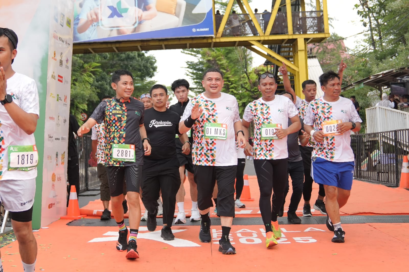 HUT ke-73 Kalla, Munafri Ikut Lari 10K di Tengah 3000 Peserta