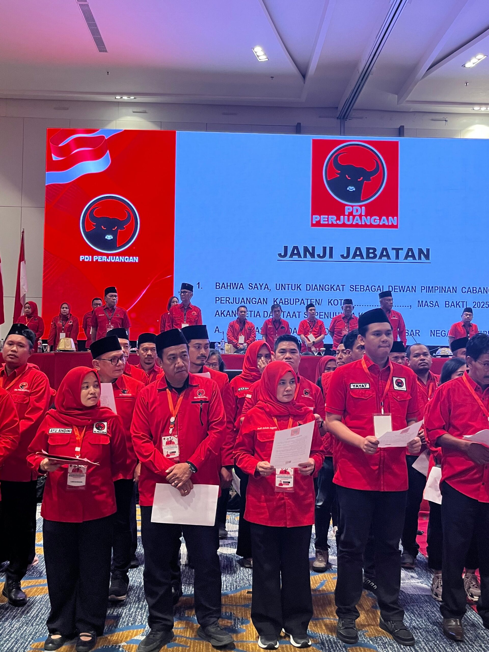 Dihuni Wajah Baru Berikut Susunan Pengurus PDIP Makassar Periode 2025-2030