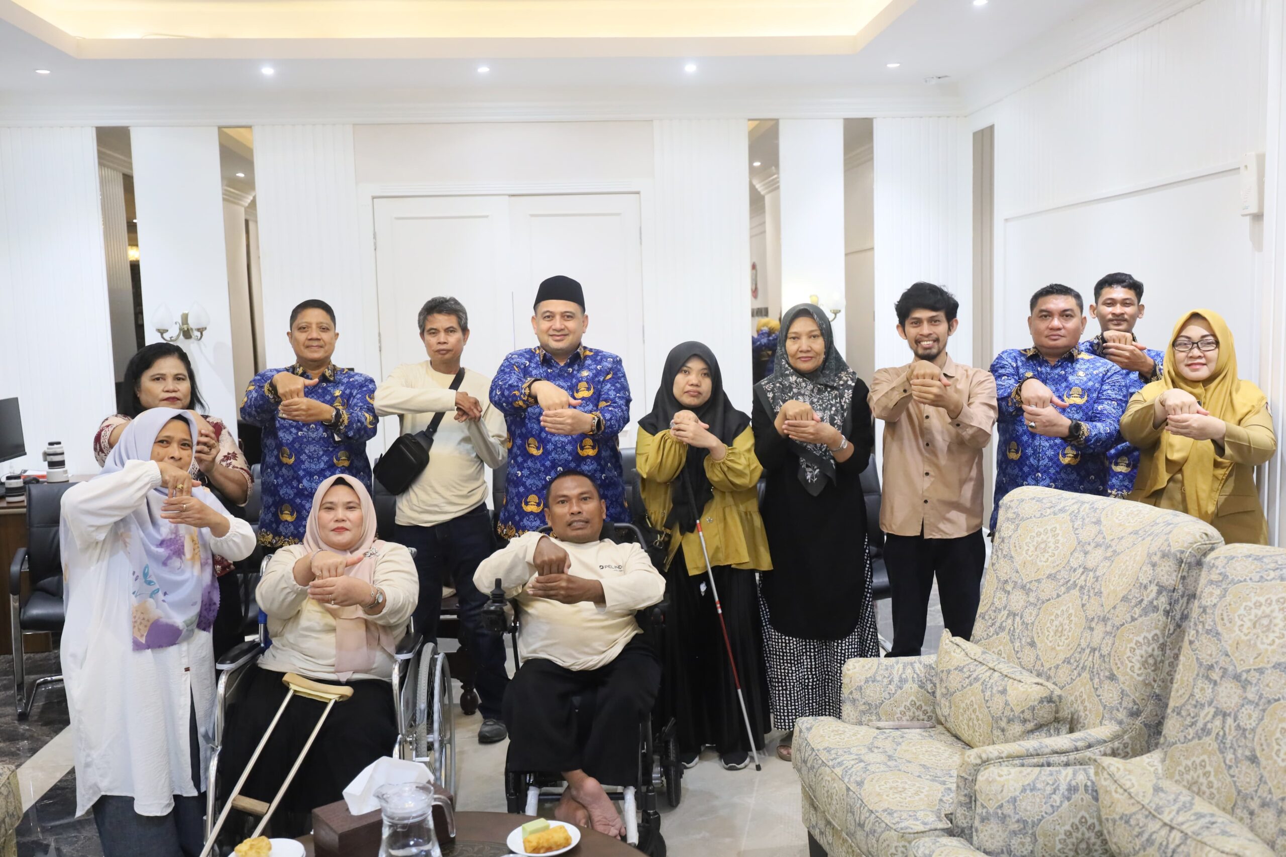 Wali Kota Makassar Ditemui Komunitas Disabilitas, Bahas HDI dan Revisi Perda