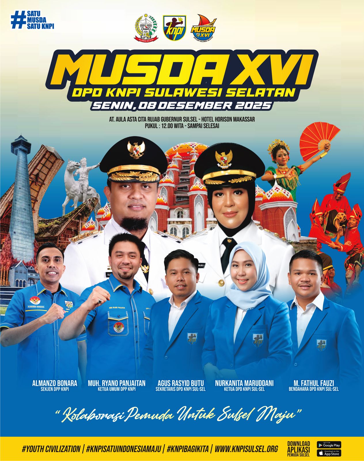 Waketum DPP KNPI Dickson Jadi Korban Penganiyaan, Musda KNPI XVI Sulsel Ricuh!