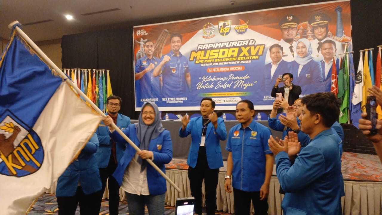 Selamat, Vonny Ameliani Pimpin KNPI Sulsel