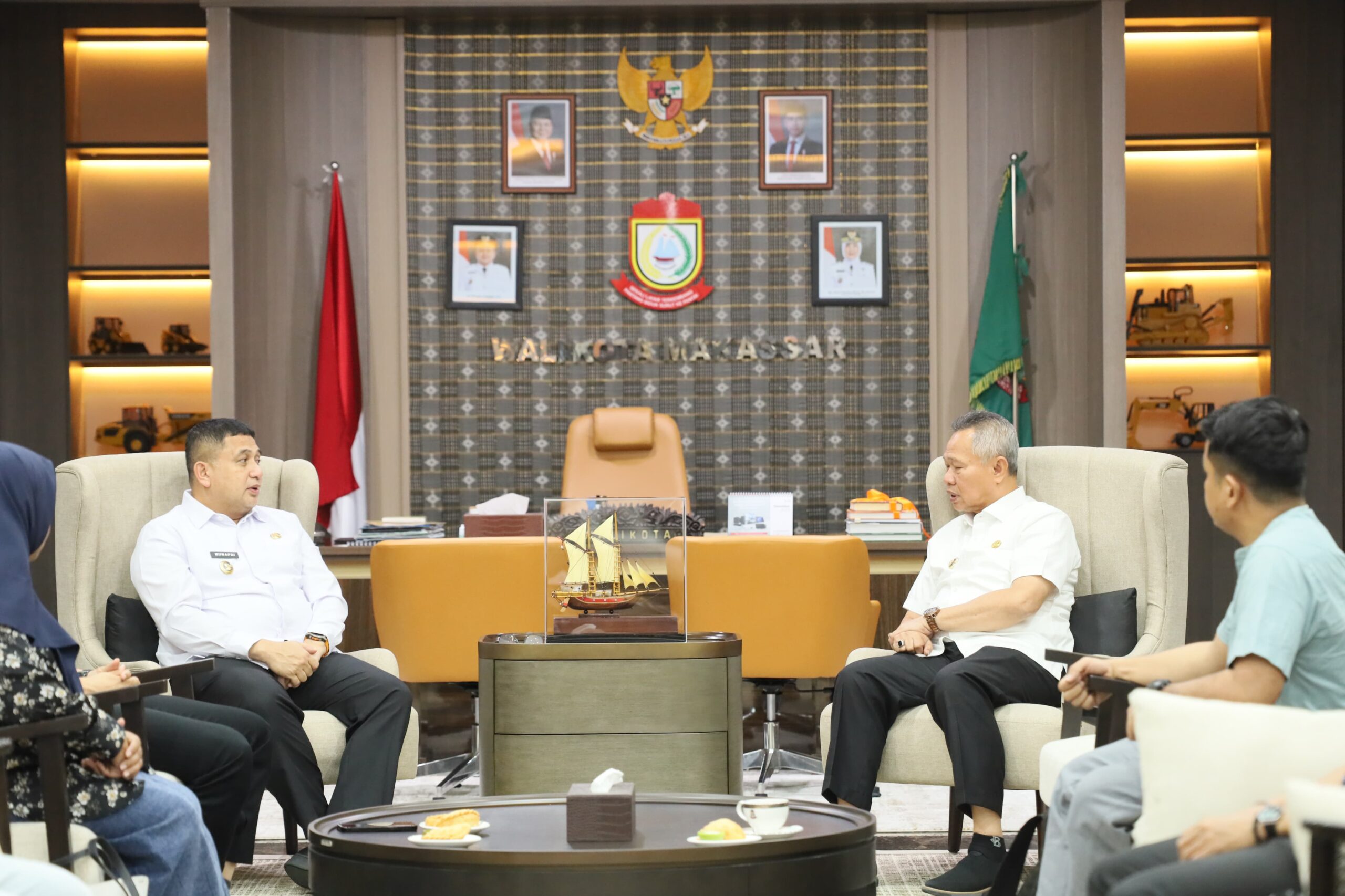 Wali Kota Makassar Paparkan Sistem Pengelolaan Sampah Terintegrasi ke Bupati Sigi