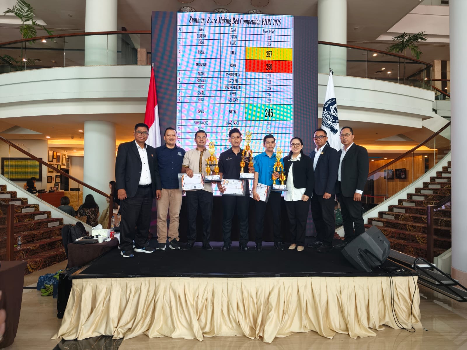 The Rinra Makassar Raih Juara 1 Making Bed Competition di Hore Expo 2026