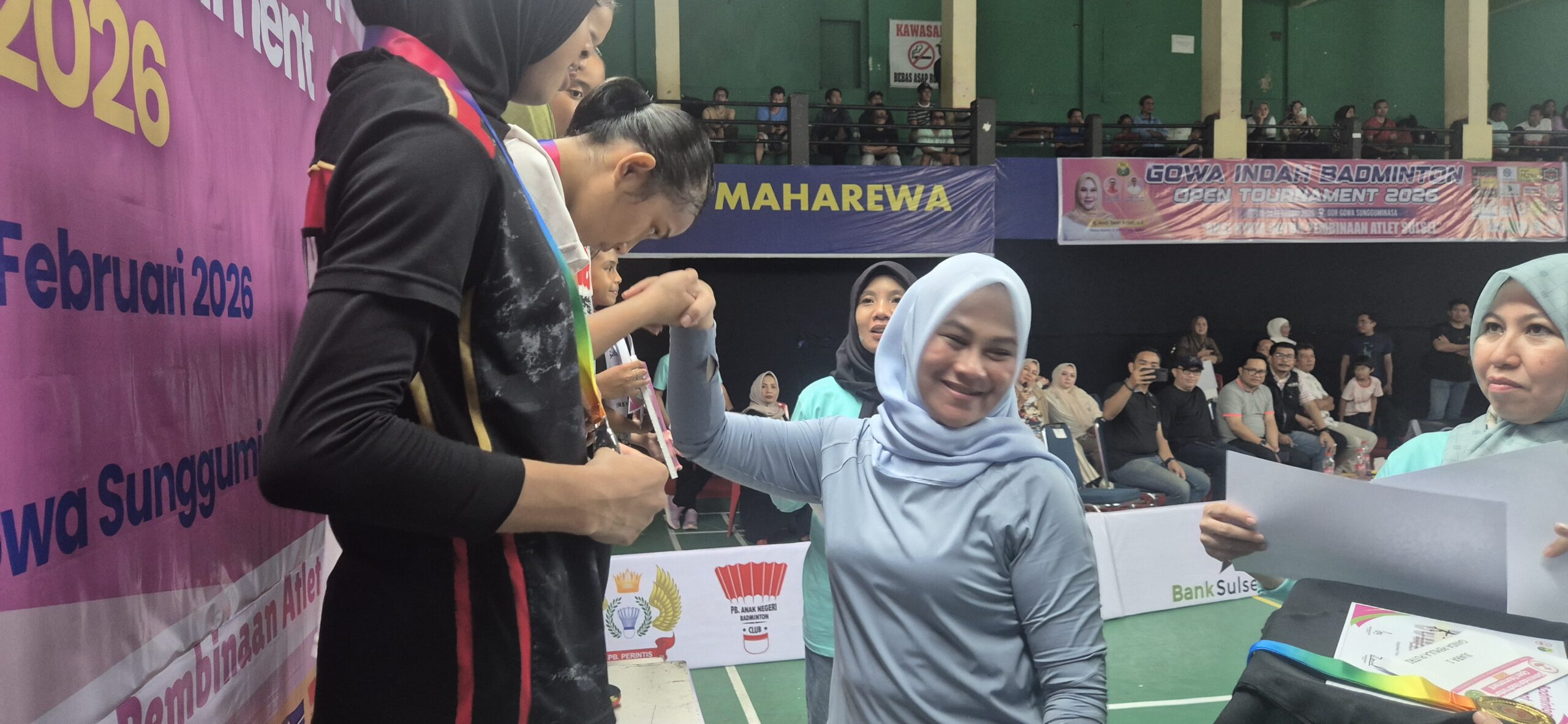 Cari Bibit Muda Indonesia, Gowa Indah Badminton Open Tournament 2026 Sukses Digelar