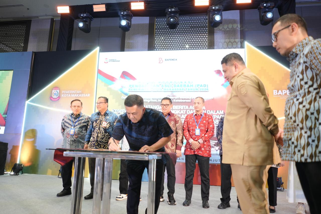 Rakor PAD 2026, Wali Kota Makassar Targetkan Potensi Pendapatan Tembus Rp2,7 Triliun