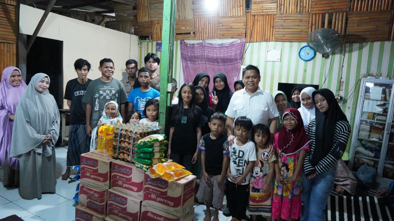 Peringati HUT Gerindra ke-18 Yasir Machmud Anjangsana ke Panti Asuhan