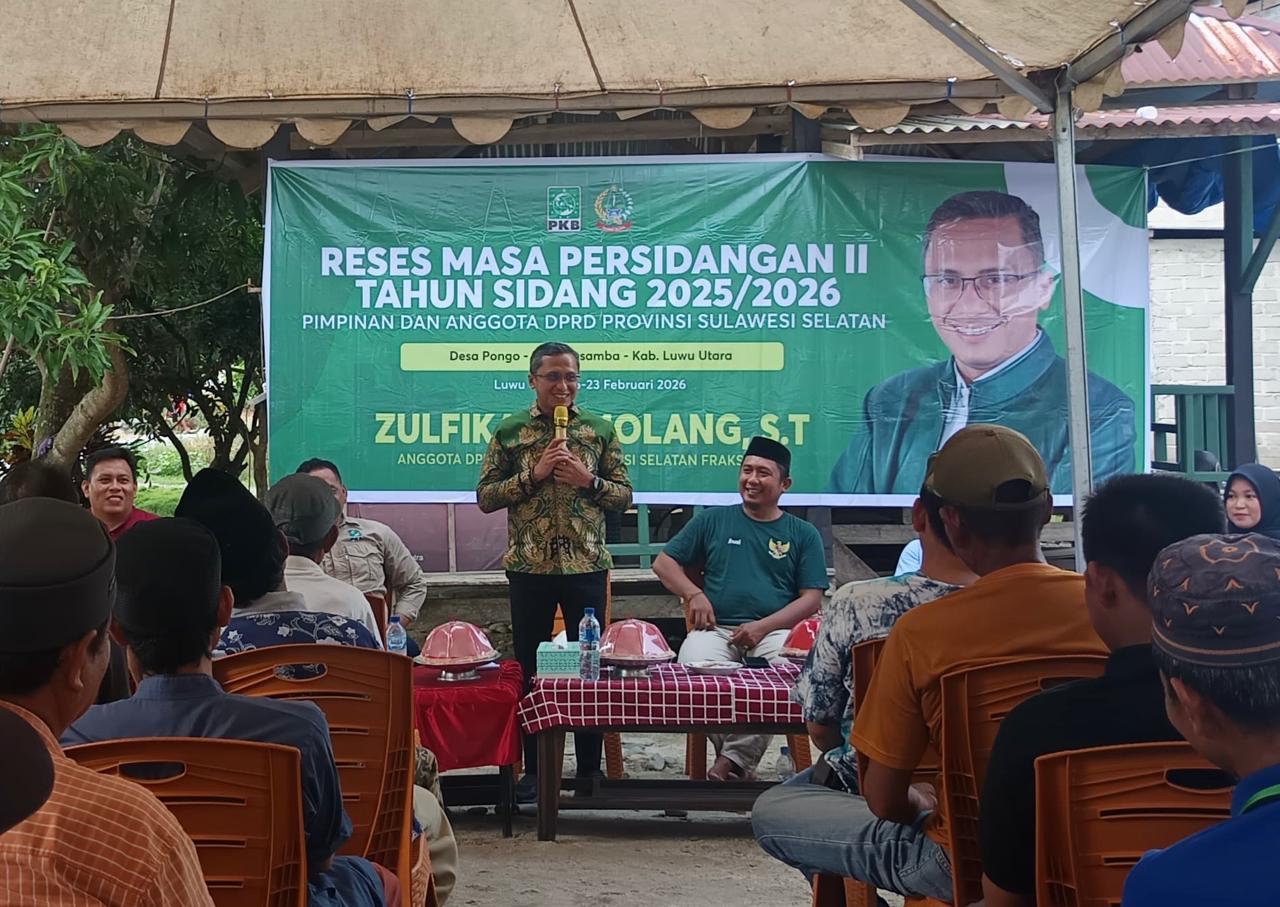Zulfikar Limolang Serahkan Bantuan Saat Reses di Lutra