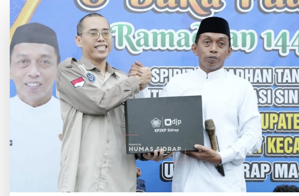 Pemkab Sidrap Raih Penghargaan 100 Persen Pengiriman Data Pajak