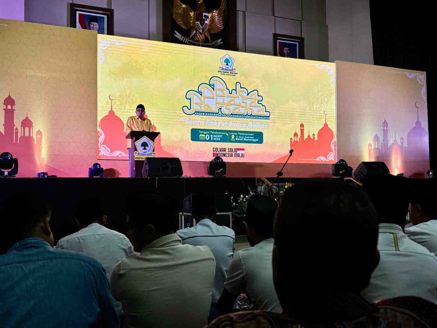 Gelar Bukber, Appi Kumpulkan Ribuan Kader Partai Golkar di Balai Manunggal