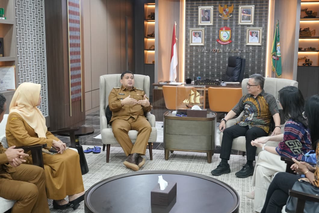Wali Kota Makassar  Bahas Penguatan Kapasitas Guru Bersama Putera Sampoerna Foundation
