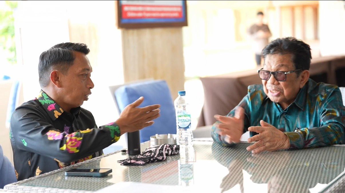 Dua Jam Berdiskusi, Syaharuddin Alrif-Aksa Mahmud Bahas Penguatan Sektor Pertanian