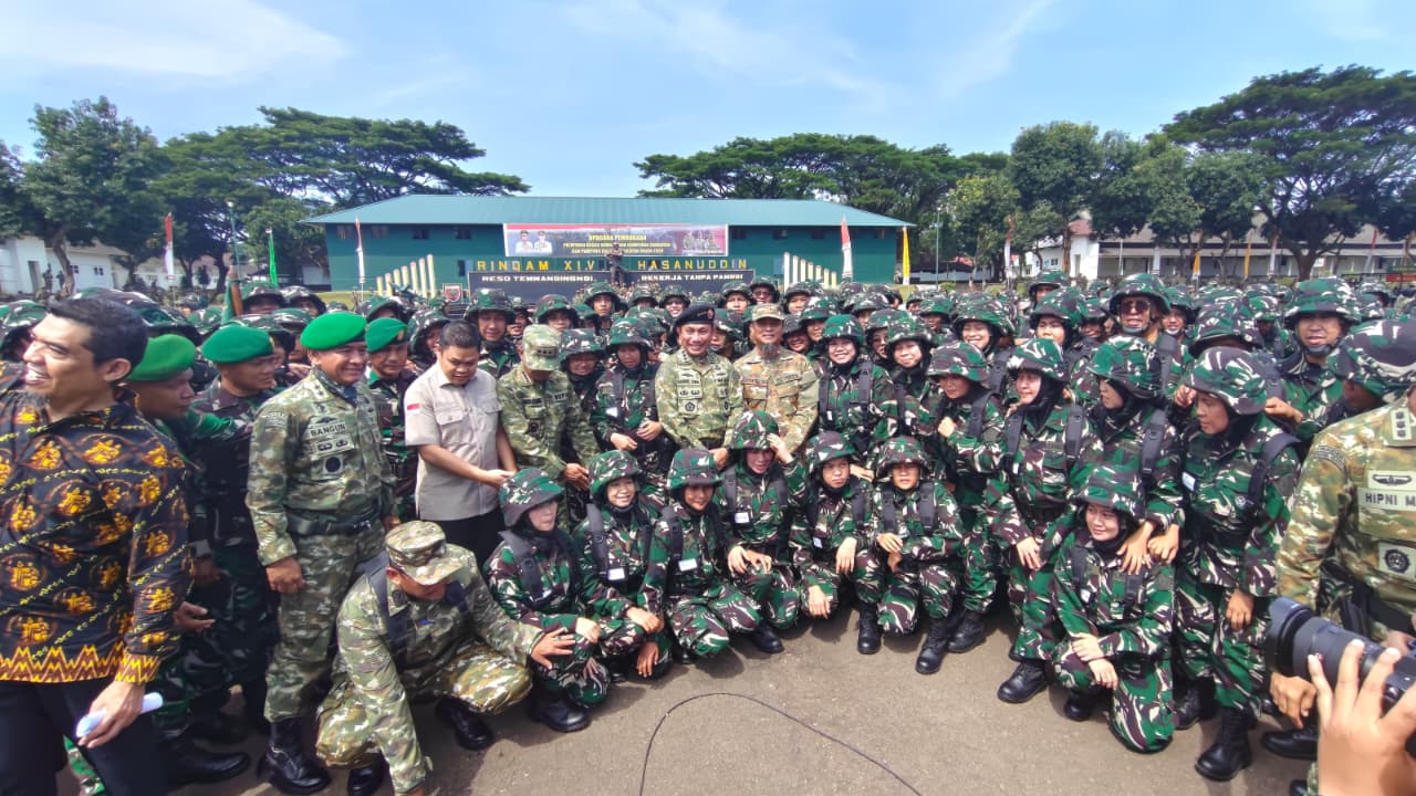 Pertama di Indonesia, Ribuan ASN dan Kades di Sulsel 2 Bulan Jalani Latihan Militer