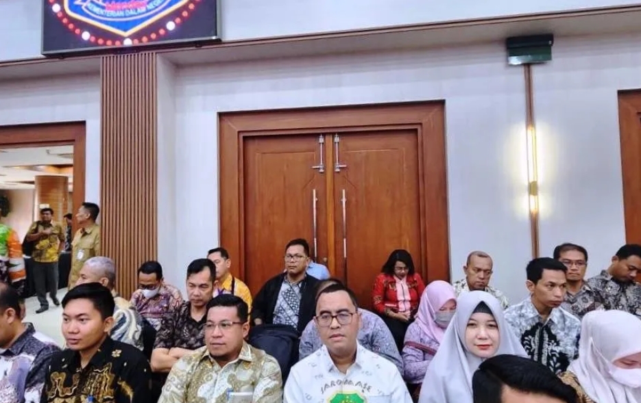 Kawal Tata Kelola Anggaran, Sekda Sidrap Ikuti Sosialisasi Penandaan APBD 2026 di Kemendagri