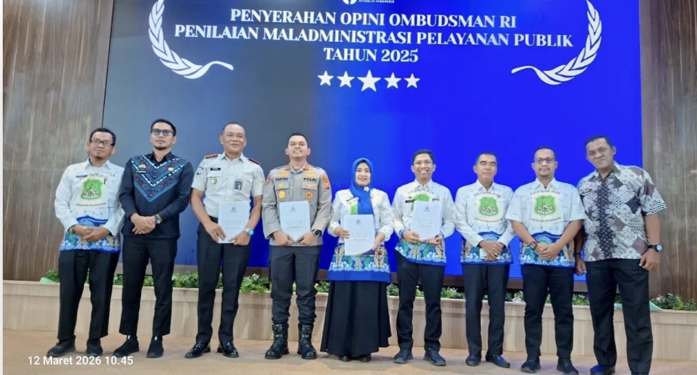Pemkab Sidrap Raih Predikat Kepatuhan Tinggi Standar Pelayanan Publik dari Ombudsman RI