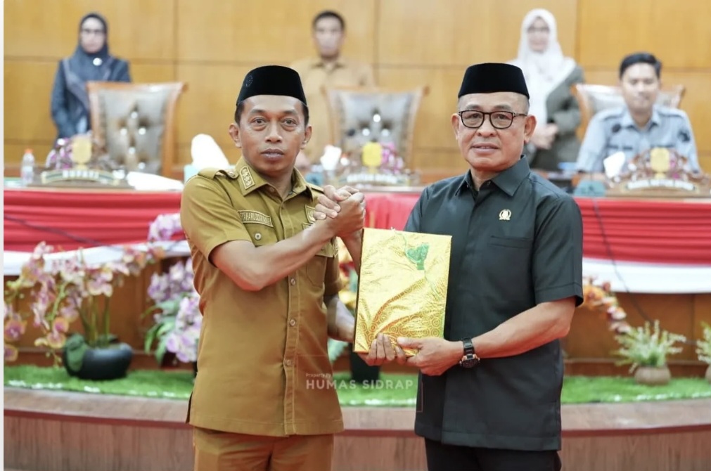 Serahkan LKPJ 2025, Bupati Sidrap Paparkan Deretan Capaian Impresif Daerah