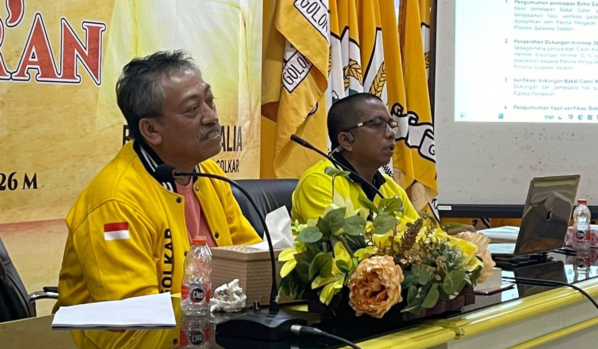 Pendaftaran Calon Ketua Golkar Sulsel Segera Dibuka, Syarat Dukungan Minimal 30 Persen dari Pemilik Suara