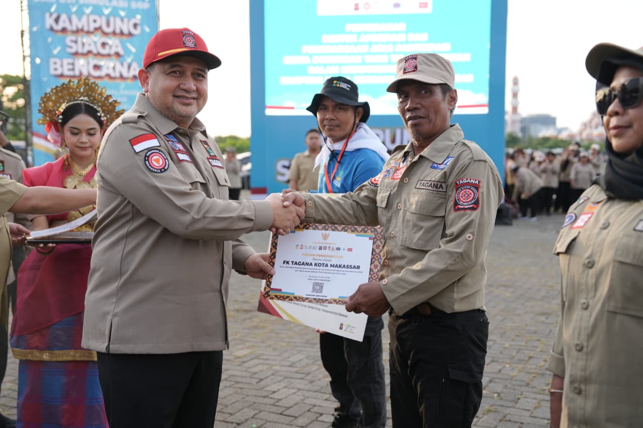 Wali Kota Makassar Resmikan Kampung Siaga Bencana di Tamalanrea