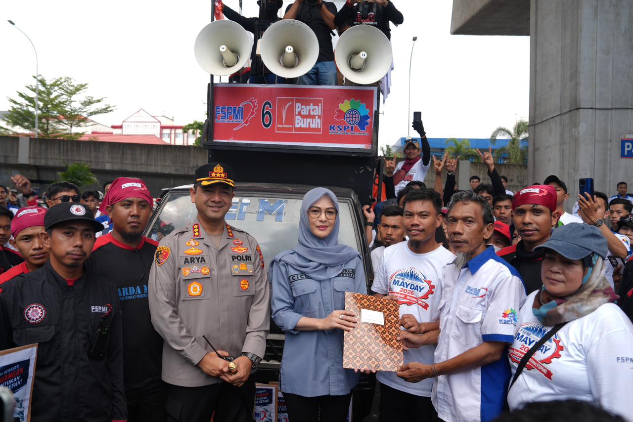 Ketua DPRD Sulsel Kawal Aspirasi Buruh di May Day 2026, Cicu: Aksi Sangat Tertib