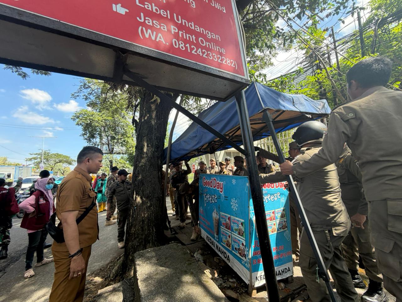 Penataan 25 Lapak PK5 di Tamalanrea Berjalan Kondusif