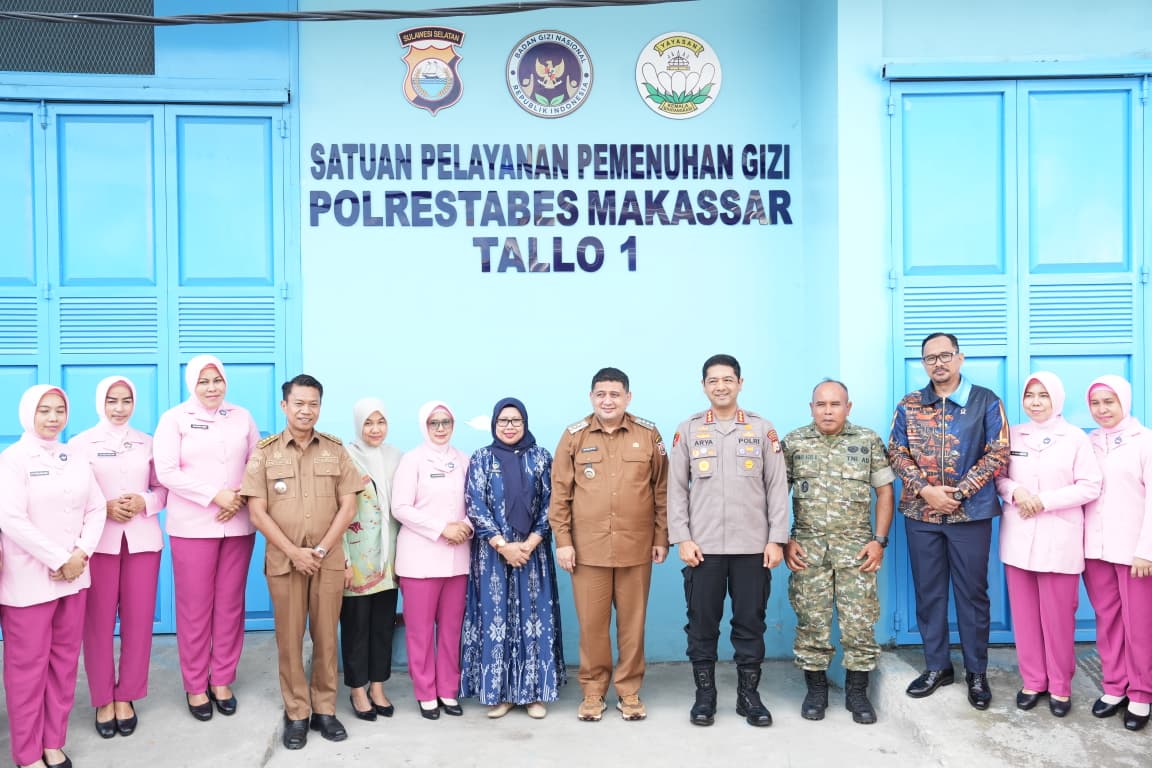 Wali Kota Munafri Resmikan SPPG Tallo 1, Dorong Program Makan Bergizi Jadi Penggerak Ekonomi Warga