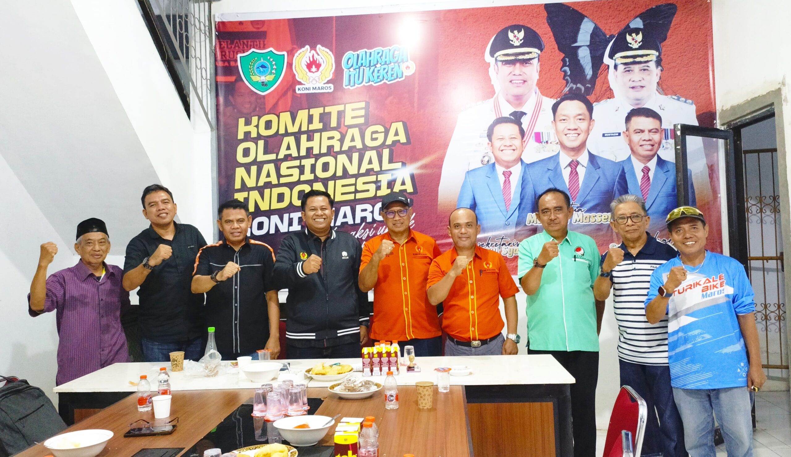 Studi Banding ke Maros, KONI Polman Gali Info Sistem Bonus Atlet Berprestasi