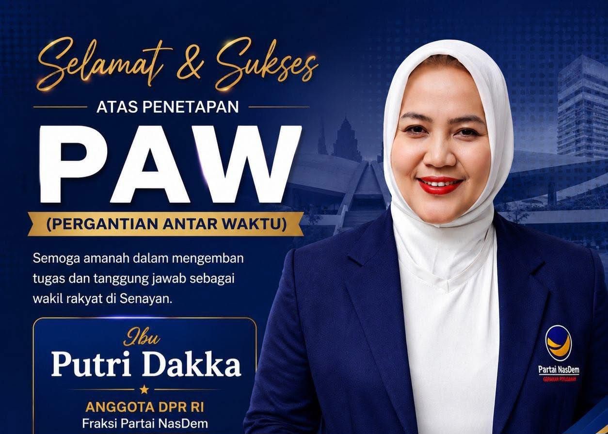 NasDem Angkat Bicara Soal PAW RMS: Hayarna Hakim yang Menggantikan, Bukan Putri Dakka