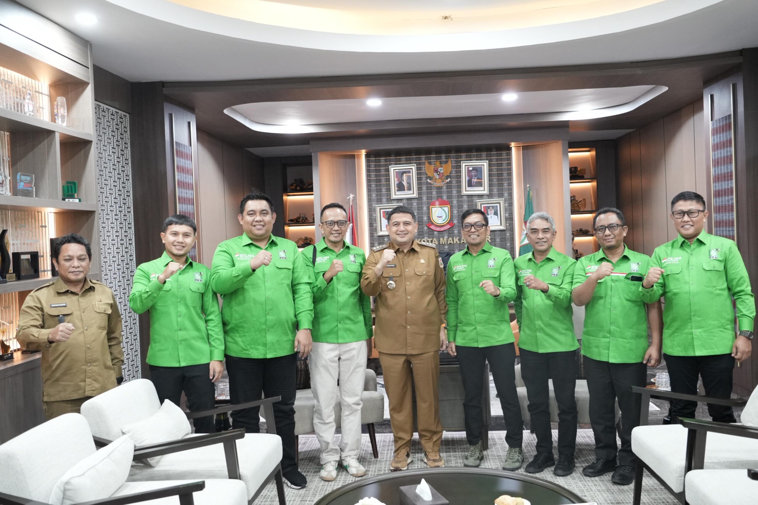 Temui Wali Kota Munafri, Ketua PKB Makassar Instruksikan Kader Sukseskan Program Daerah