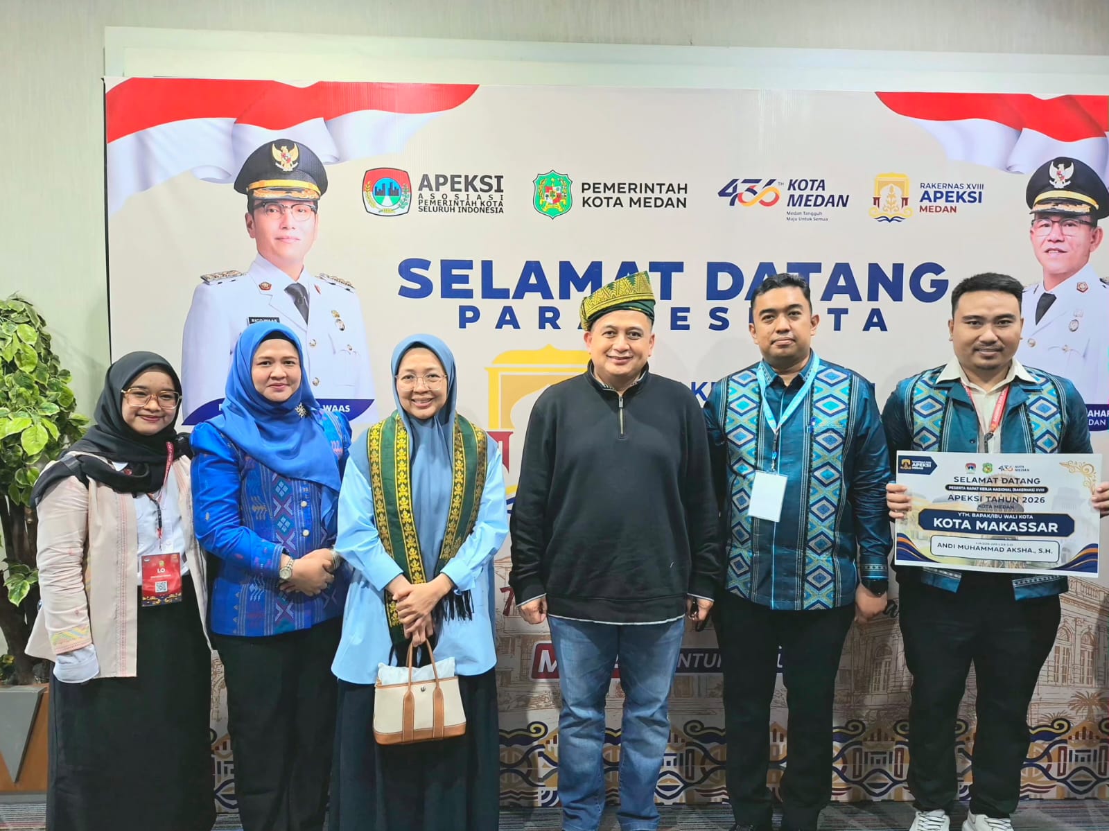 Aktif di Rakernas APEKSI 2026, Pemkot Makassar Perkuat Kolaborasi Antarkota di Medan