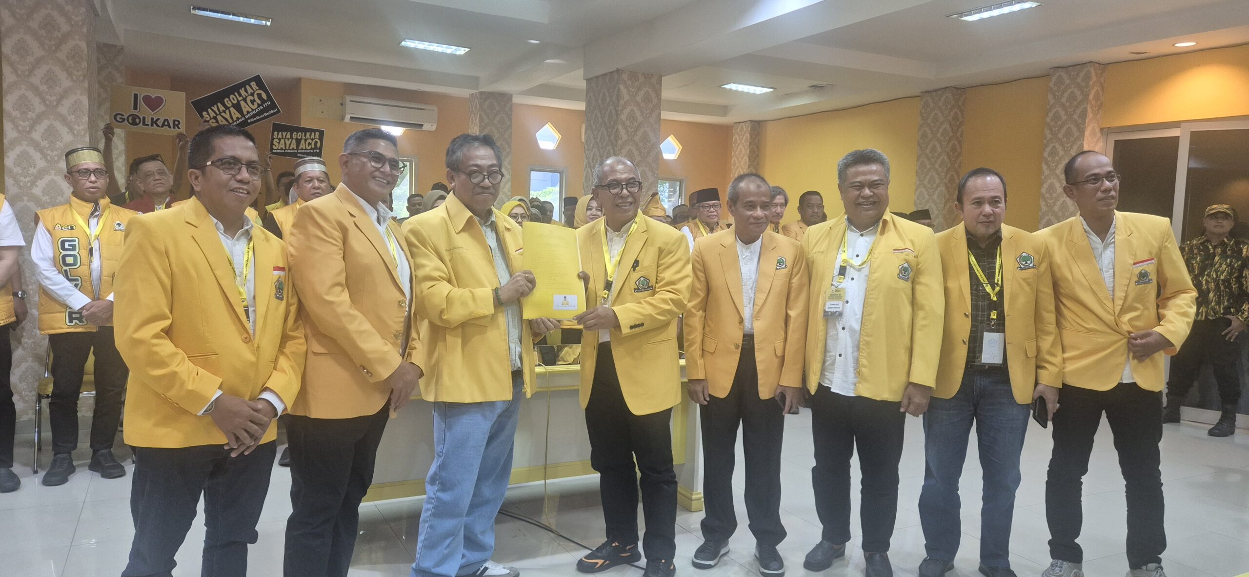 Kantongi 32 Dukungan, IAS Resmi Kembalikan Formulir Calon Ketua Golkar Sulsel