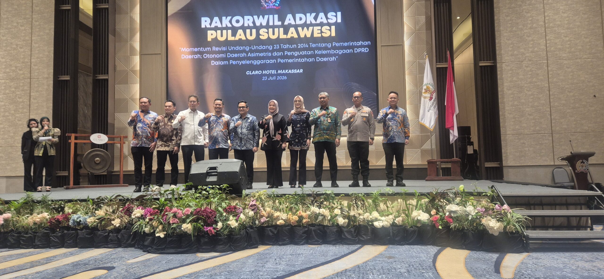 Gelar Rakorwil Sulawesi 2026 di Makassar, ADKASI dan Komisi II DPR RI Dorong Penguatan Kelembagaan DPRD