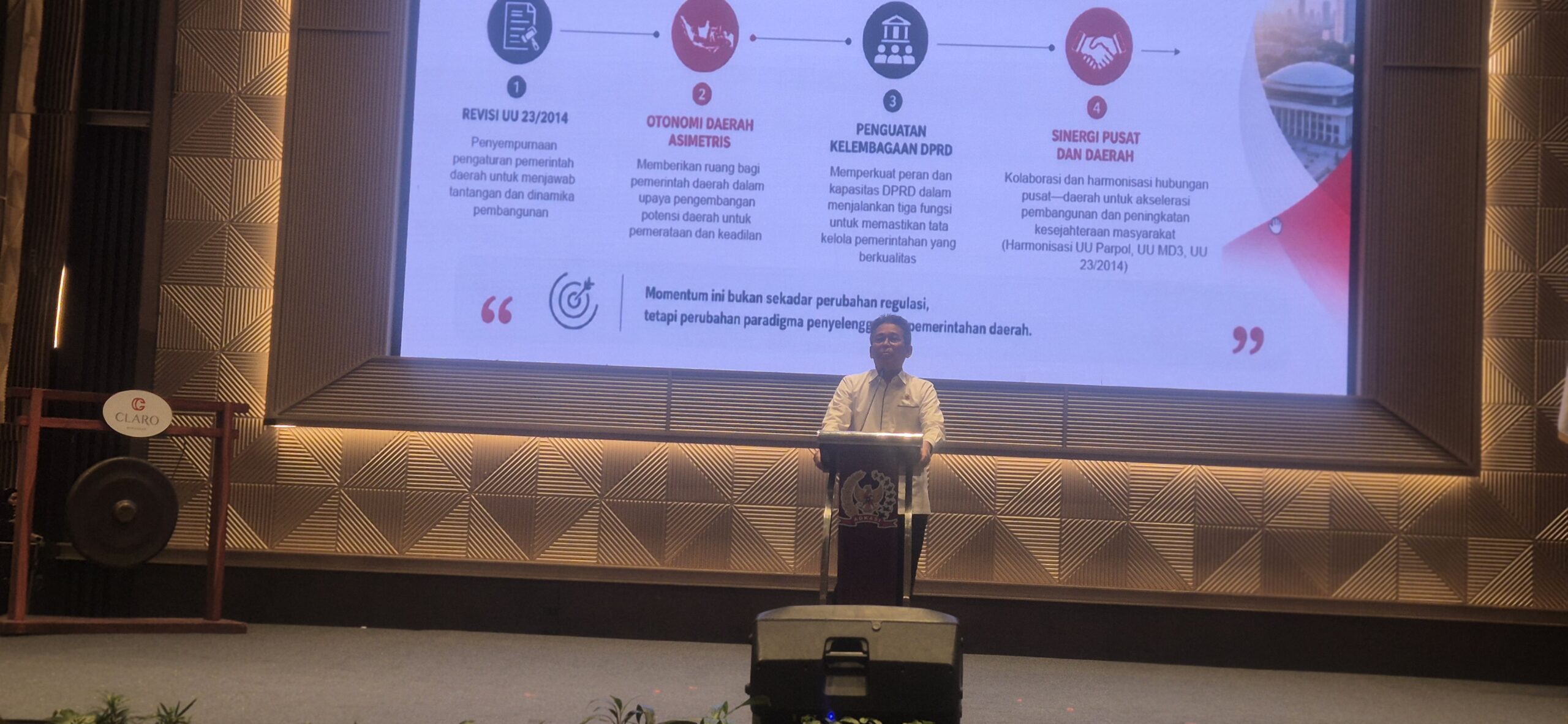 Di Makassar, Ketua KPK Tegaskan Aset Tak Dilaporkan Layak Dirampas Negara