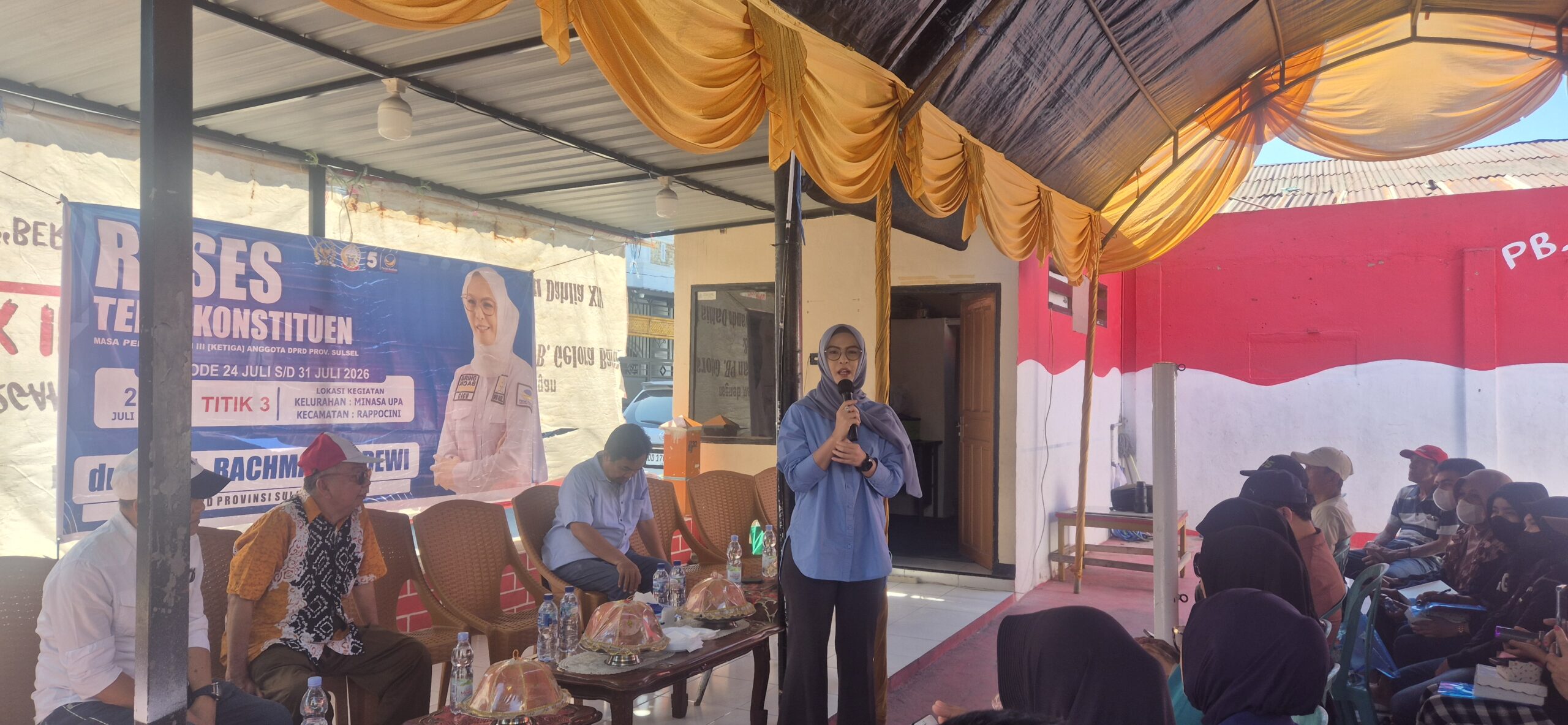 DPRD Sulsel Kawal Pengerukan Drainase hingga Fasilitasi Sertifikasi Halal Gratis untuk UMKM di Minasa Upa