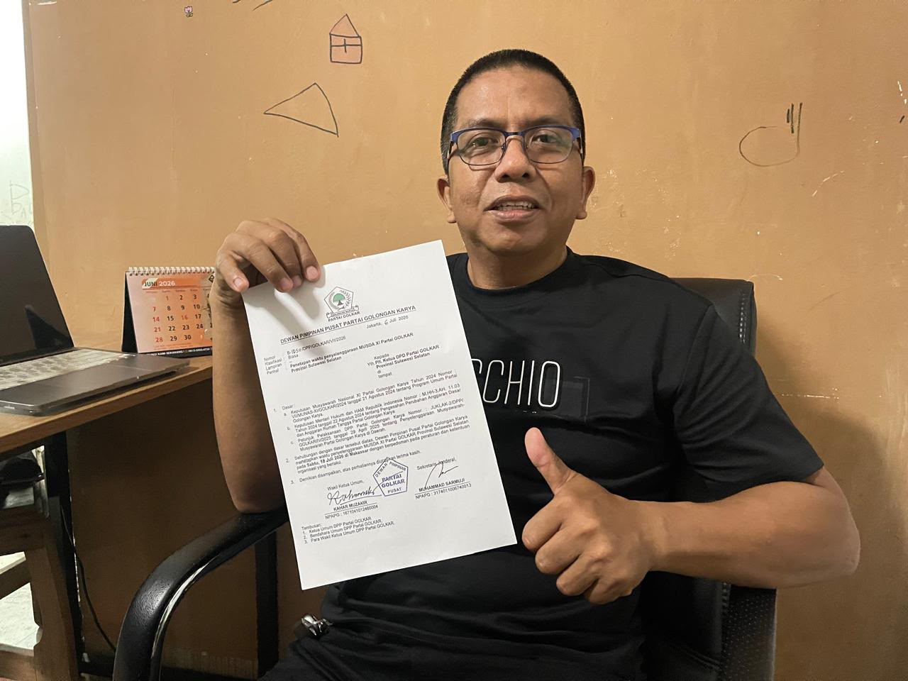 Surat DPP Terbit, Musda XI Golkar Sulsel Resmi Digelar 18 Juli