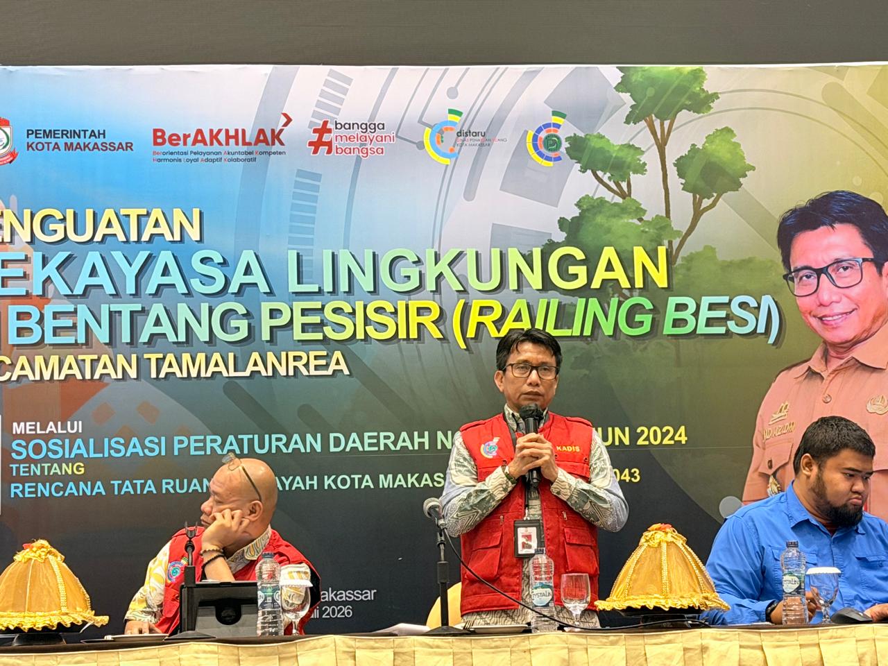​Atasi Pelanggaran Tata Ruang, Distaru Makassar Inisiasi Sistem Digital Railing Besi