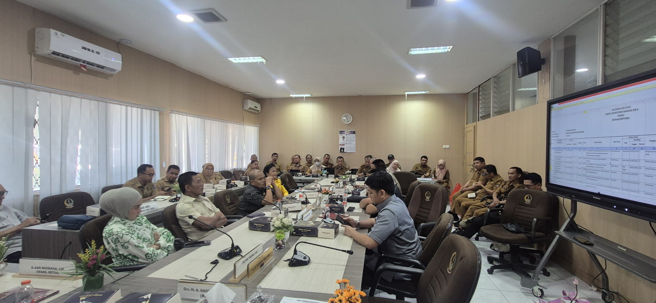 DPRD Sulsel Soroti Aset DLHK: 50 Bidang Tanah Belum Sertifikat dan Marak Dikuasai Pihak Luar